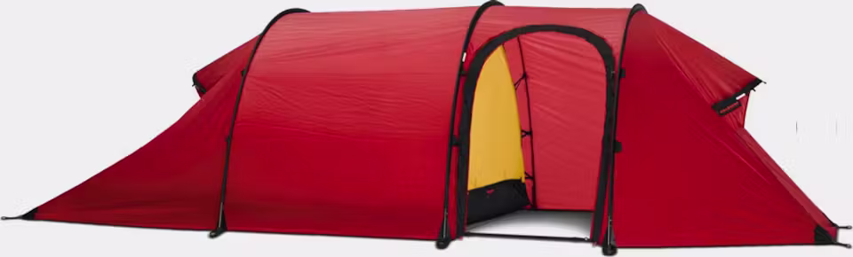 Hilleberg Nammatj 3 GT -teltan yksityiskohta ja rakenne